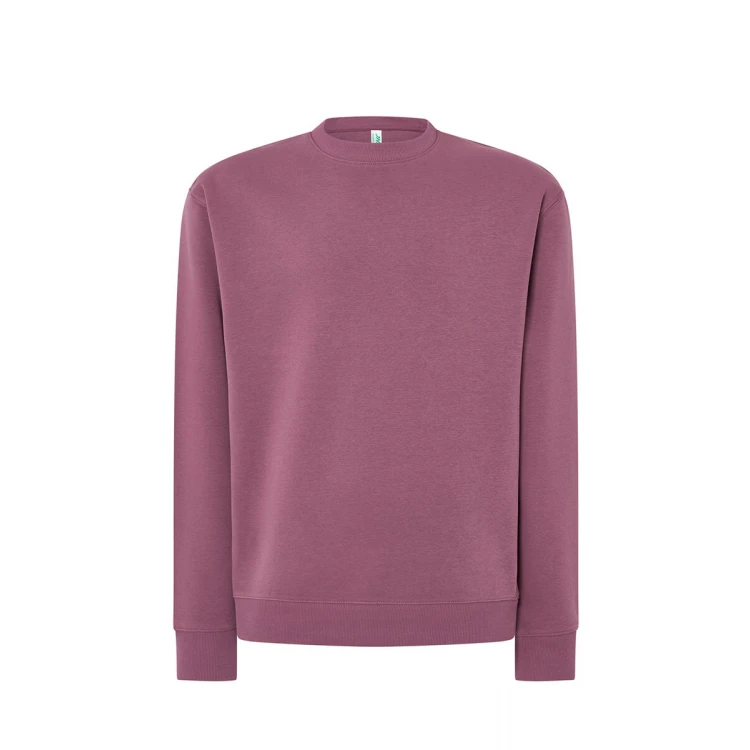 Sweat col rond en tailles XS à 5XL, coton et polyester recyclé, prêt à personnaliser avec logo