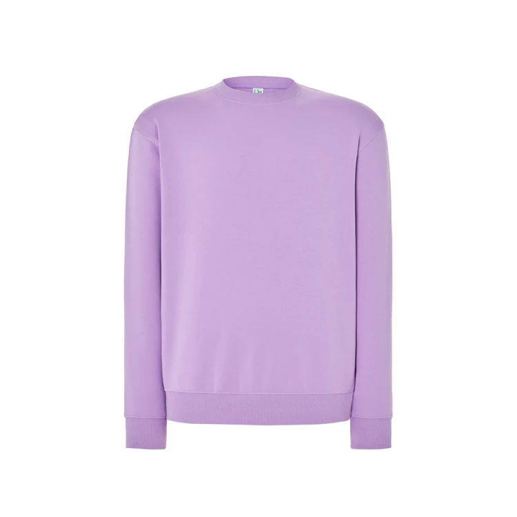 Sweat col rond en tailles XS à 5XL, coton et polyester recyclé, prêt à personnaliser avec logo