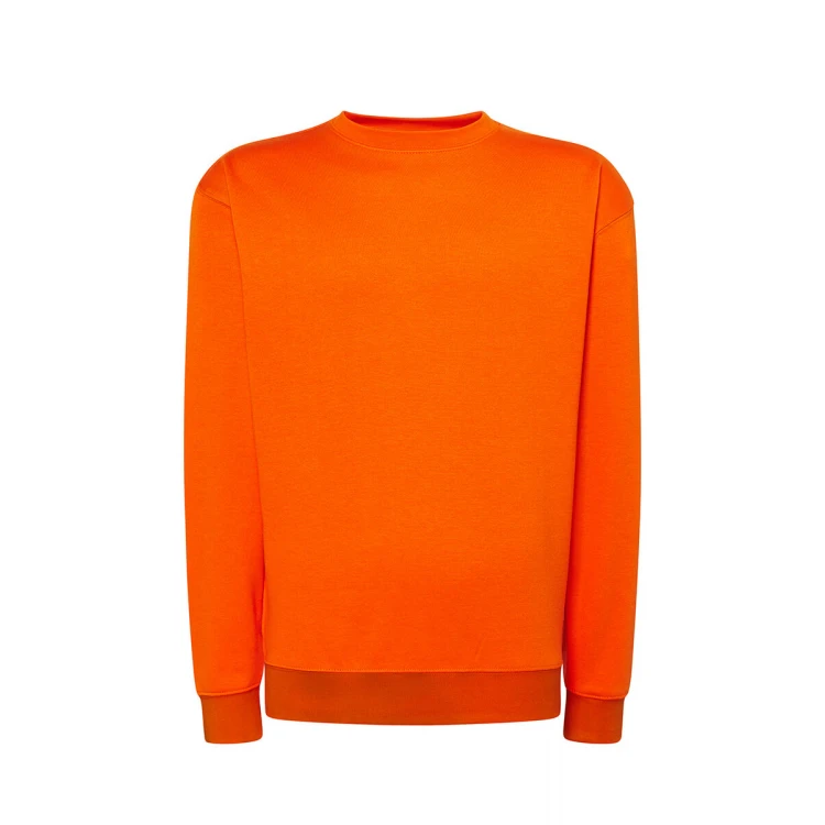 Sweat col rond en tailles XS à 5XL, coton et polyester recyclé, prêt à personnaliser avec logo