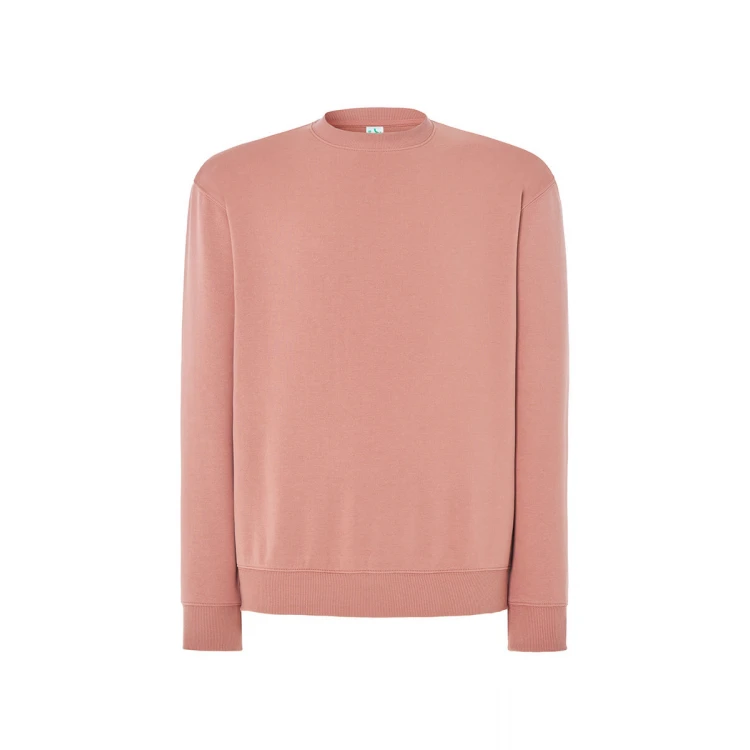 Sweat col rond en tailles XS à 5XL, coton et polyester recyclé, prêt à personnaliser avec logo
