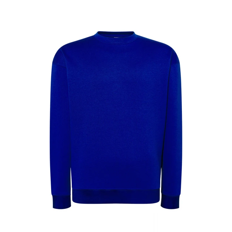 Sweat col rond en tailles XS à 5XL, coton et polyester recyclé, prêt à personnaliser avec logo