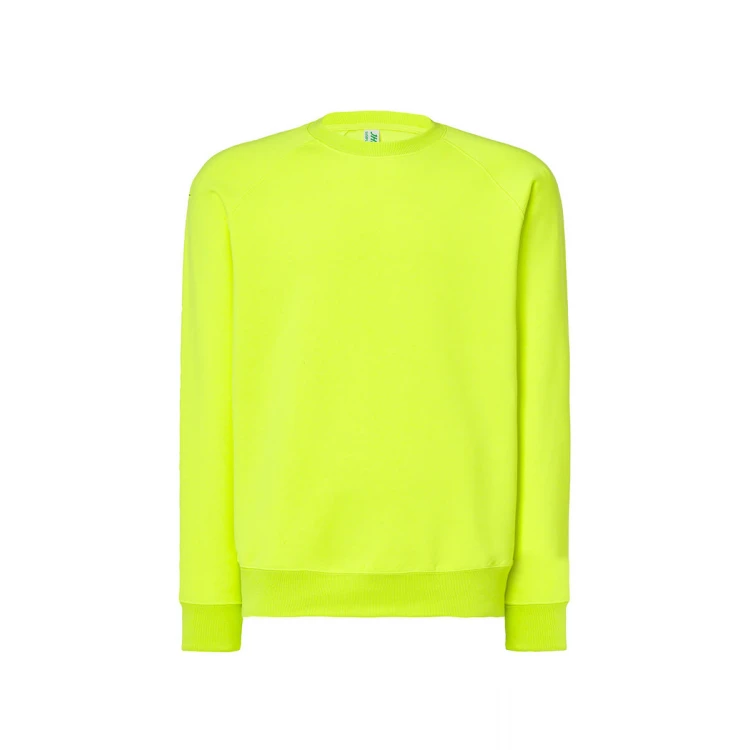 Sweat col rond en tailles XS à 5XL, coton et polyester recyclé, prêt à personnaliser avec logo
