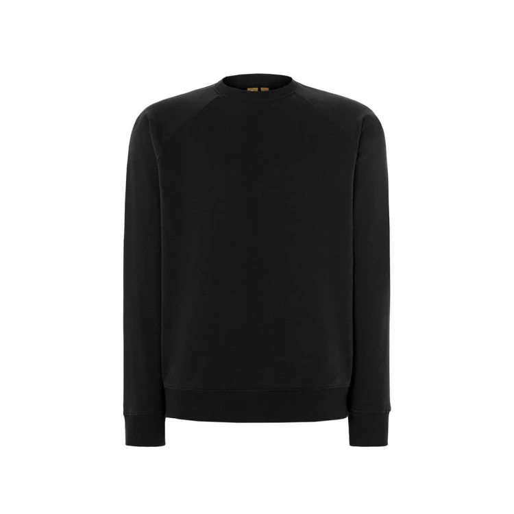 Sudadera cuello redondo unisex JHK Organic Everest en algodón orgánico y poliéster reciclado para personalizar con logo