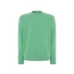 Sudadera cuello redondo unisex JHK Organic Everest en algodón orgánico y poliéster reciclado para personalizar con logo