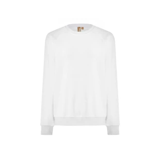 Sudadera cuello redondo unisex JHK mod. Organic Everest para personalizar