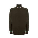 Sweat JHK Premium zip Italia en mélange coton avec fermeture à glissière cachée, à personnaliser avec logo