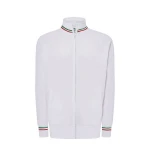 Sweat JHK Premium zip Italia en mélange coton avec fermeture à glissière cachée, à personnaliser avec logo