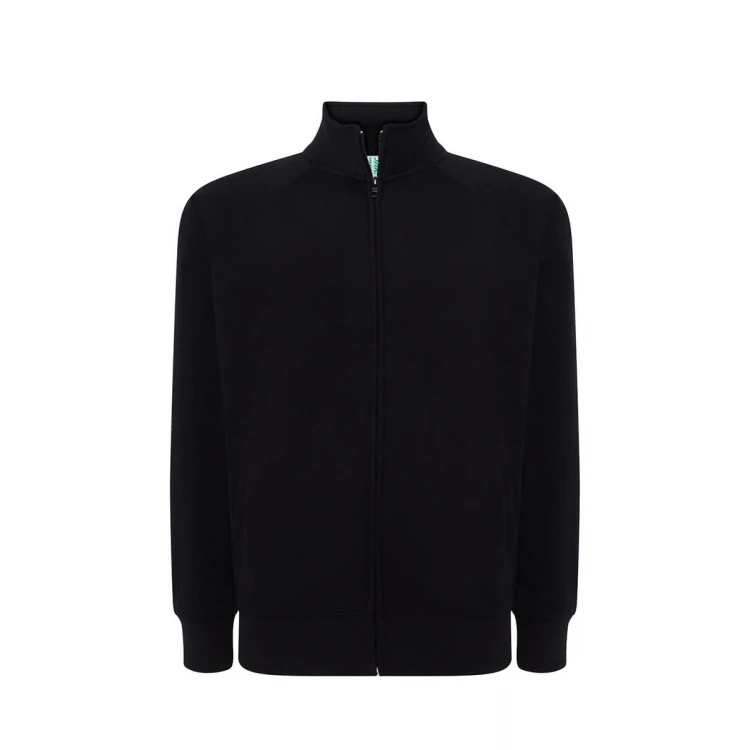 Sweat à fermeture intégrale JHK Premium en coton et polyester recyclé à personnaliser avec logo