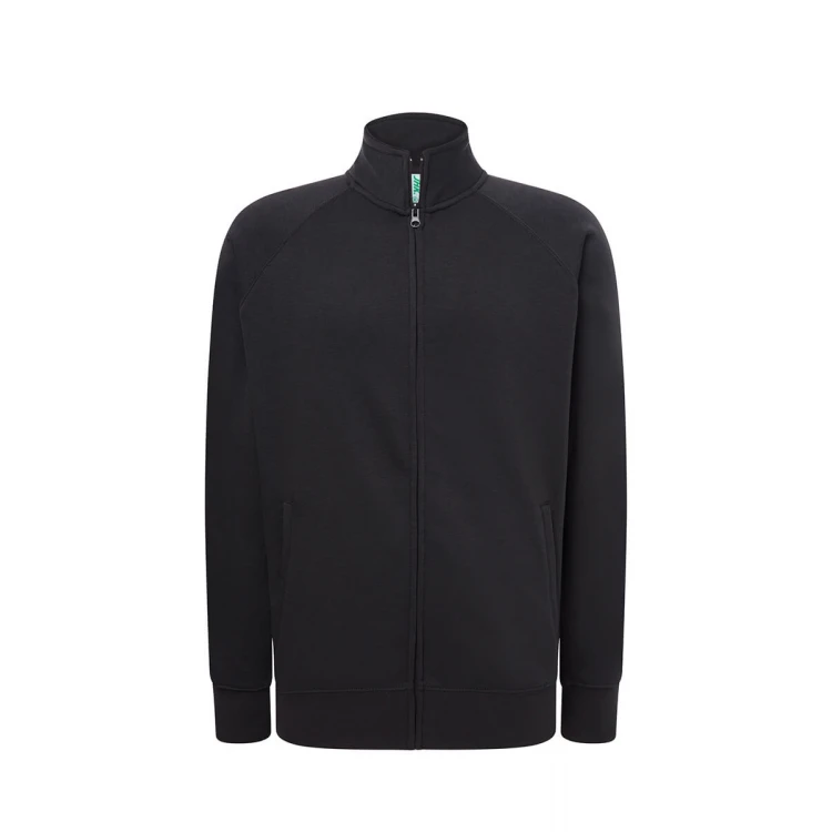 Sweat à fermeture intégrale JHK Premium en coton et polyester recyclé à personnaliser avec logo
