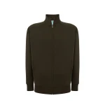 Sweat à fermeture intégrale JHK Premium en coton et polyester recyclé à personnaliser avec logo
