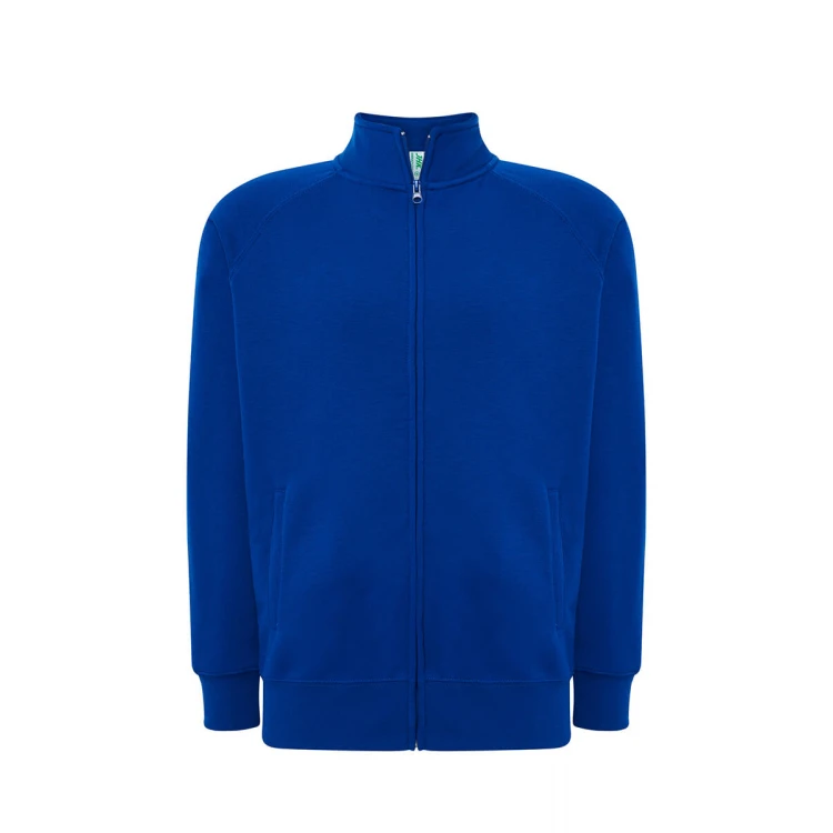 Sweat à fermeture intégrale JHK Premium en coton et polyester recyclé à personnaliser avec logo