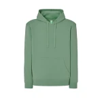Sweat-shirt homme à capuche avec poche kangourou en coton et polyester recyclé, prêt à être personnalisé avec logo d'entreprise