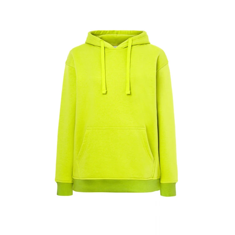 Sweat-shirt homme à capuche avec poche kangourou en coton et polyester recyclé, prêt à être personnalisé avec logo d'entreprise