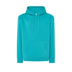 Sweat-shirt homme à capuche avec poche kangourou en coton et polyester recyclé, prêt à être personnalisé avec logo d'entreprise