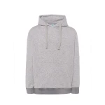 Sweat-shirt homme à capuche avec poche kangourou en coton et polyester recyclé, prêt à être personnalisé avec logo d'entreprise