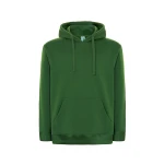 Sweat-shirt homme à capuche avec poche kangourou en coton et polyester recyclé, prêt à être personnalisé avec logo d'entreprise