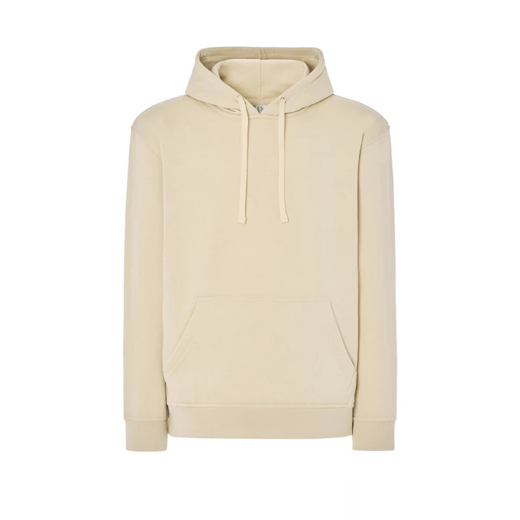 Sweat-shirt homme à capuche avec poche kangourou en coton et polyester recyclé, prêt à être personnalisé avec logo d'entreprise