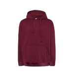 Sweat-shirt homme à capuche avec poche kangourou en coton et polyester recyclé, prêt à être personnalisé avec logo d'entreprise