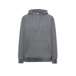 Sweat-shirt homme à capuche avec poche kangourou en coton et polyester recyclé, prêt à être personnalisé avec logo d'entreprise