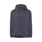 Sweat-shirt homme à capuche avec poche kangourou en coton et polyester recyclé, prêt à être personnalisé avec logo d'entreprise