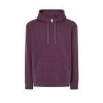 Sweat-shirt homme à capuche avec poche kangourou en coton et polyester recyclé, prêt à être personnalisé avec logo d'entreprise