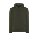 Sweat-shirt homme à capuche avec poche kangourou en coton et polyester recyclé, prêt à être personnalisé avec logo d'entreprise