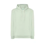 Sweat-shirt homme à capuche avec poche kangourou en coton et polyester recyclé, prêt à être personnalisé avec logo d'entreprise
