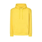 Sweat-shirt homme à capuche avec poche kangourou en coton et polyester recyclé, prêt à être personnalisé avec logo d'entreprise