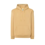 Sweat-shirt homme à capuche avec poche kangourou en coton et polyester recyclé, prêt à être personnalisé avec logo d'entreprise