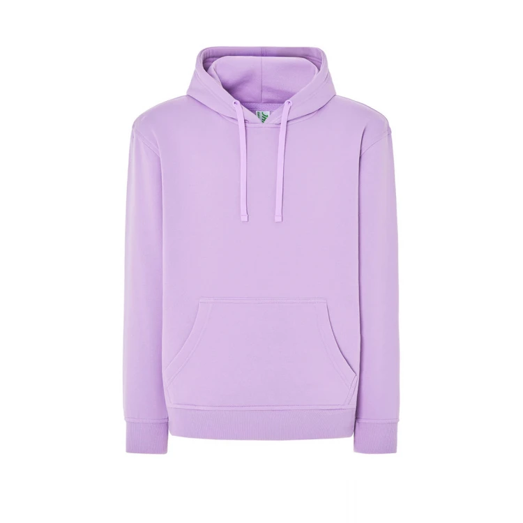 Sweat-shirt homme à capuche avec poche kangourou en coton et polyester recyclé, prêt à être personnalisé avec logo d'entreprise