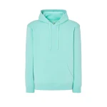 Sweat-shirt homme à capuche avec poche kangourou en coton et polyester recyclé, prêt à être personnalisé avec logo d'entreprise