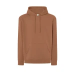 Sweat-shirt homme à capuche avec poche kangourou en coton et polyester recyclé, prêt à être personnalisé avec logo d'entreprise