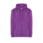 Sweat-shirt homme à capuche avec poche kangourou en coton et polyester recyclé, prêt à être personnalisé avec logo d'entreprise