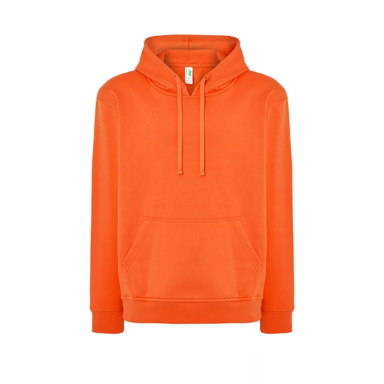 Sweat-shirt homme à capuche avec poche kangourou en coton et polyester recyclé, prêt à être personnalisé avec logo d'entreprise