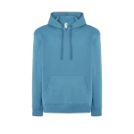 Sweat-shirt homme à capuche avec poche kangourou en coton et polyester recyclé, prêt à être personnalisé avec logo d'entreprise