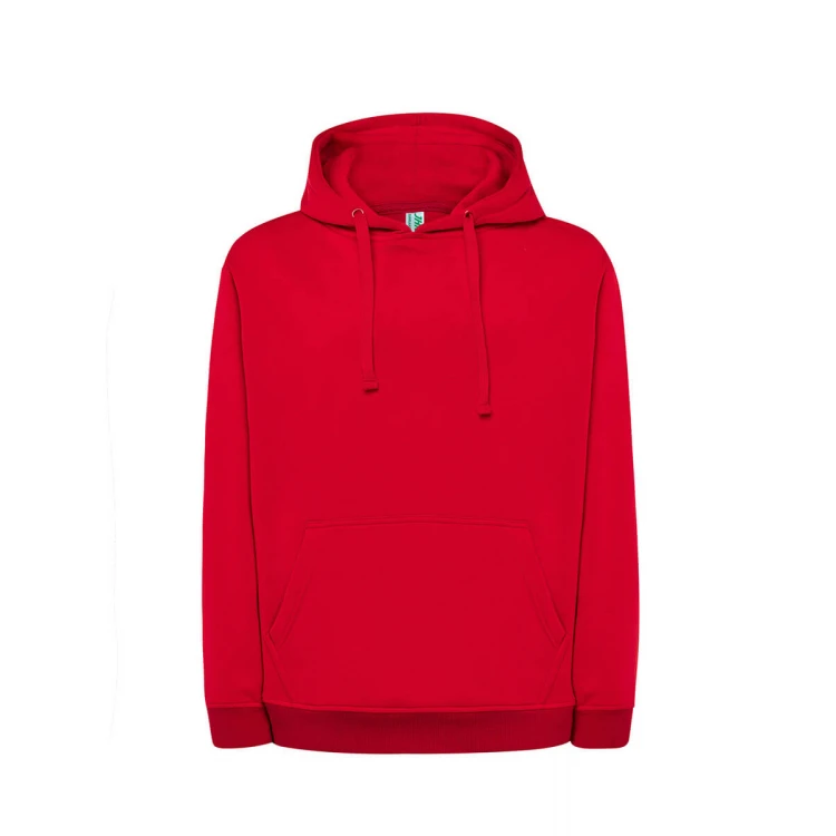 Sweat-shirt homme à capuche avec poche kangourou en coton et polyester recyclé, prêt à être personnalisé avec logo d'entreprise