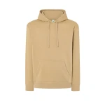 Sweat-shirt homme à capuche avec poche kangourou en coton et polyester recyclé, prêt à être personnalisé avec logo d'entreprise