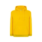 Sweat-shirt homme à capuche avec poche kangourou en coton et polyester recyclé, prêt à être personnalisé avec logo d'entreprise