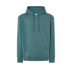 Sweat-shirt homme à capuche avec poche kangourou en coton et polyester recyclé, prêt à être personnalisé avec logo d'entreprise