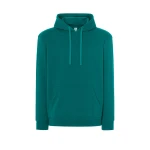 Sweat-shirt homme à capuche avec poche kangourou en coton et polyester recyclé, prêt à être personnalisé avec logo d'entreprise