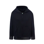 Sudadera infantil con capucha y cremallera en algodón y poliéster reciclado, disponible para personalizar con logo