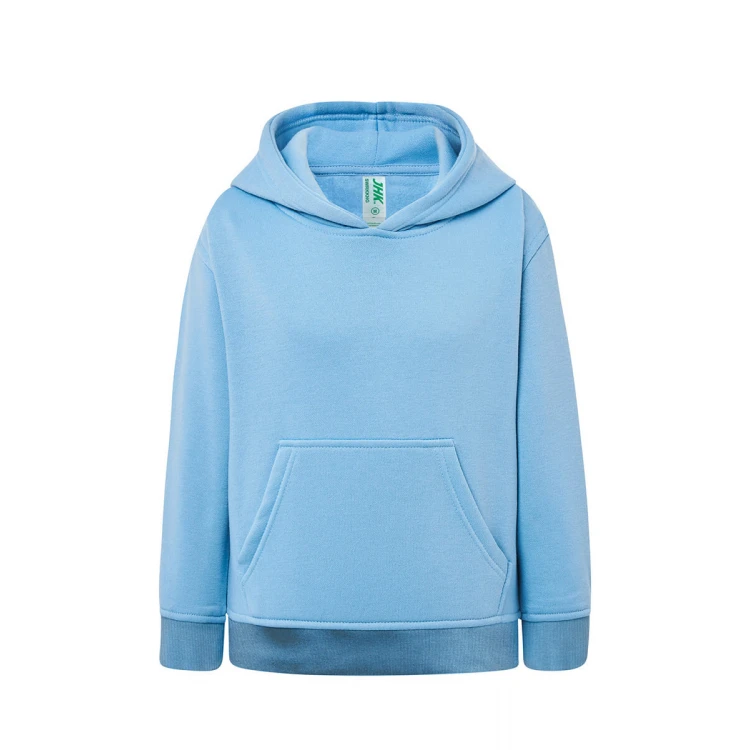 Sudadera con capucha para niño en algodón y poliéster reciclado, 290 g/m², disponible para personalizar con logo
