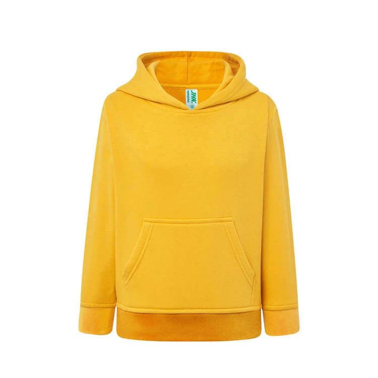 Sudadera con capucha para niño en algodón y poliéster reciclado, 290 g/m², disponible para personalizar con logo