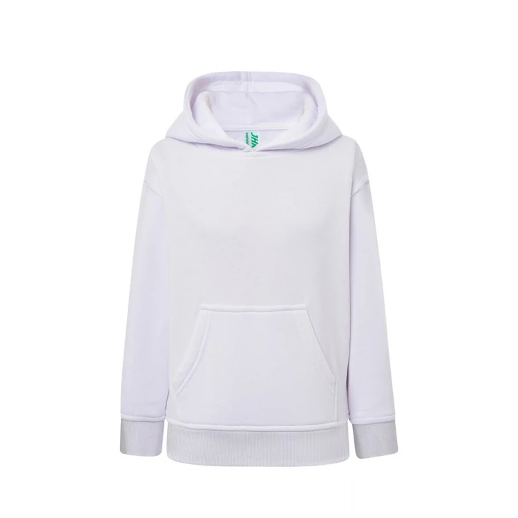 Sudadera con capucha para niño en algodón y poliéster reciclado, 290 g/m², disponible para personalizar con logo