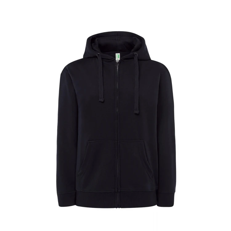 Sudadera mujer JHK French Terry en algodón y poliéster reciclado, cuello redondo, mangas largas, lista para personalizar con logo