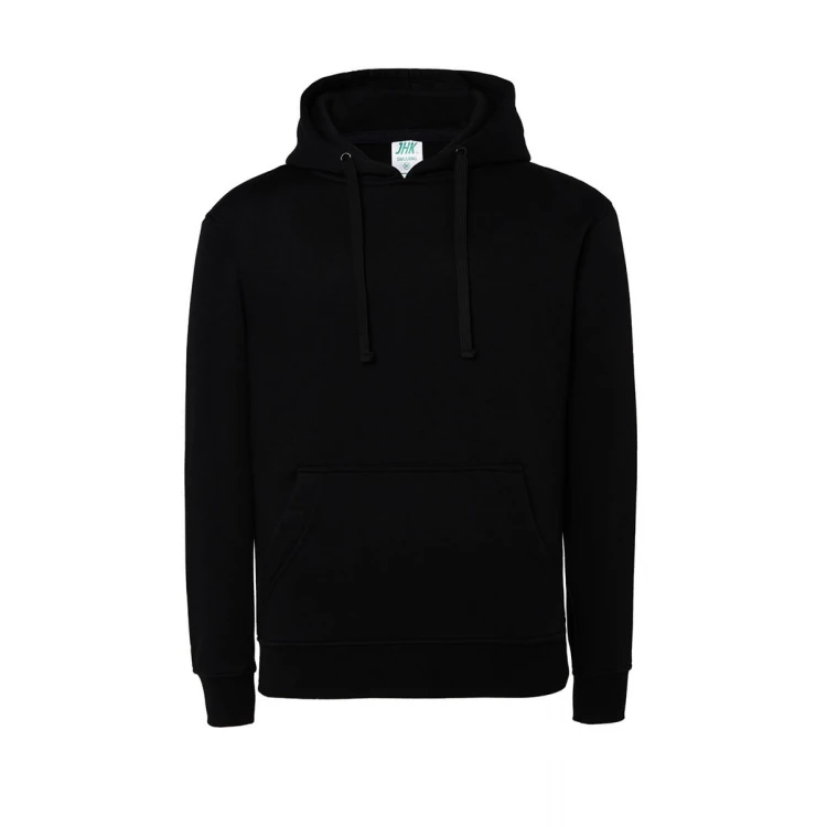 Sudadera mujer con capucha JHK French Terry en algodón y poliéster reciclado, colores surtidos, personalizable con logo