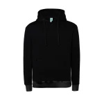 Sweat-shirt femme avec capuche et poche kangourou, en coton et polyester recyclé, à personnaliser avec logo