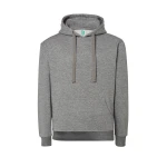 Sweat-shirt femme avec capuche et poche kangourou, en coton et polyester recyclé, à personnaliser avec logo