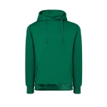 Sweat-shirt femme avec capuche et poche kangourou, en coton et polyester recyclé, à personnaliser avec logo