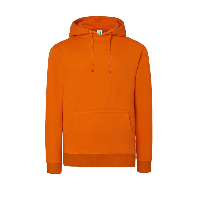 Sweat-shirt femme avec capuche et poche kangourou, en coton et polyester recyclé, à personnaliser avec logo